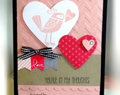 Stampin' Up You're in my Thoughts Card