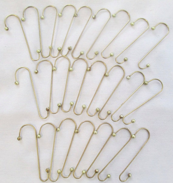 24 Gold Ornament Hooks Hangers 24 Gold Tone Sun Catcher