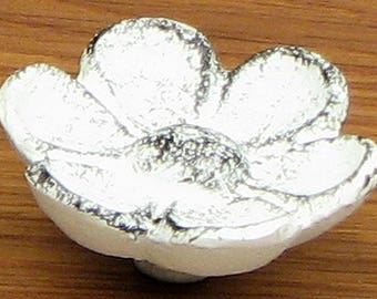 FREE SHIPPING 12 Big 2 Inch Knobs Drawer Pulls Distressed White or Unpainted Cast Iron DIY