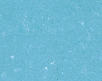 Pool Blue Cotton Handmade Paper 11x14 - Fine Art Paper