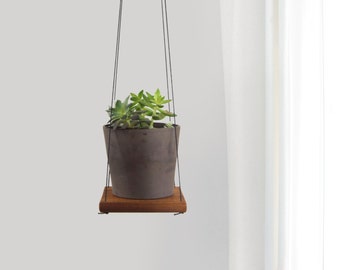 Rustic Cedar Plant Holder Swing Shelf Floating Shelving Rustic Cedar Plant Holder Swing Shelf Floating Shelving