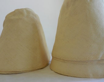 Vintage Natural Toyo Millinery Hood-Other Colors available: Olive Green and Blue.
