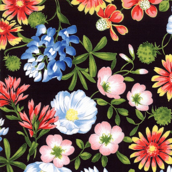 Texas Wildflowers VIII Moda fabric by the half yard 100 quilt weight