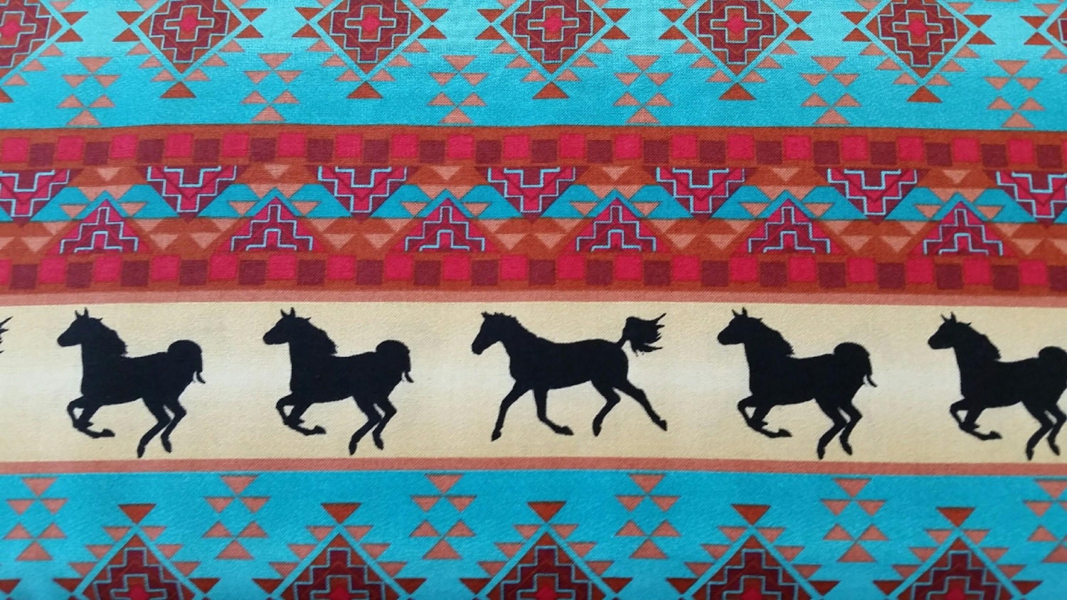 Wild West Native American/ American Indian Fabric by the yard