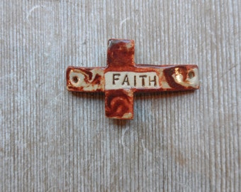 Faith Sideways Cross Bracelet Connector