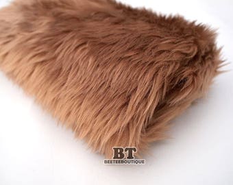 BROWN - Newborn Faux Fur Stuffer, Newborn Prop, Newborn Faux Fur Posing Fur, Posing Prop, Newborn Photo Prop, Neutrals