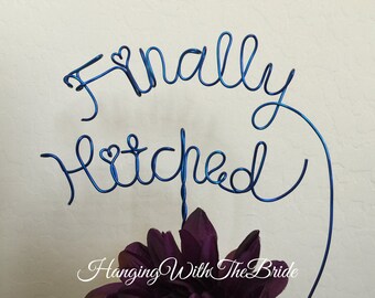 Custom Cake Topper - Wedding Cake Topper, Mr & Mrs,Wire Cake Topper, Personalized Cake Topper, Unique Wedding Gift