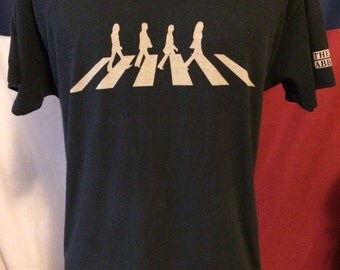 Beatles Abbey Road black t shirt