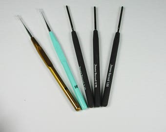 Hähelnadel for the miniature handmade, thickness 0, 4 mm, 0. 5 mm, 0. 6 mm, 0. 75 mm, 1 mm