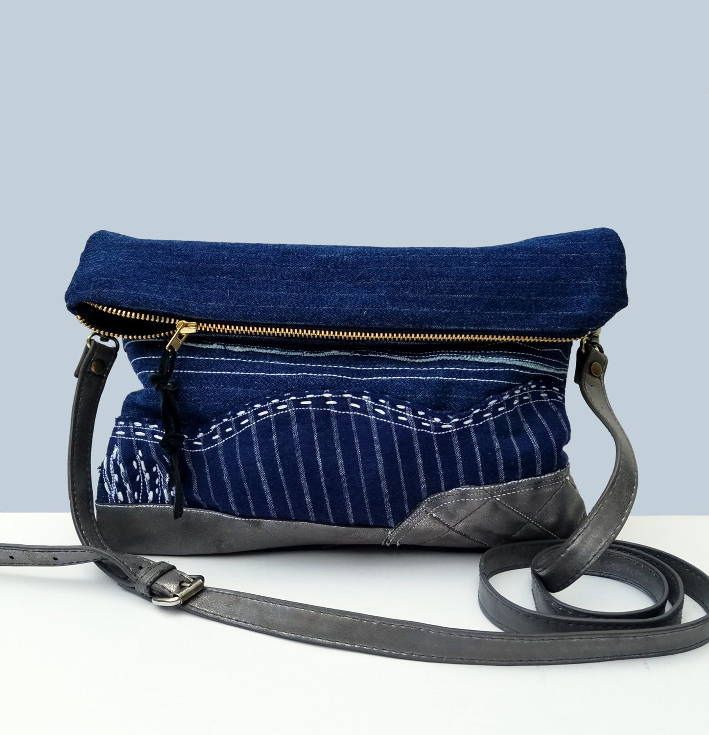 Denim BagCrossbody purse Small Crossbody bag Womens