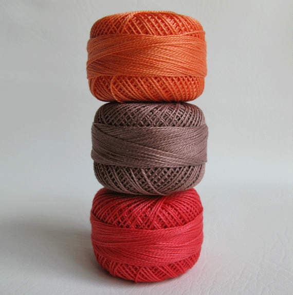 Perle Cotton Thread Set Size 8 Finca Pearl Cotton by