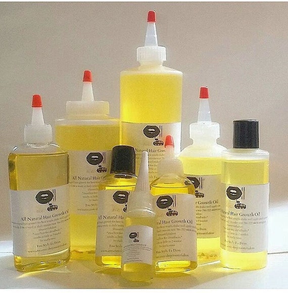 Items similar to 6 oz. bottle all natural hair growth oil scalp