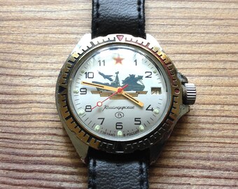Soviet watch "Vostok - Komandirskie" ,Russian watch , Vintage Watch, Mens watch ,Mechanical watch, Vostok watch, Military watch, Army watch