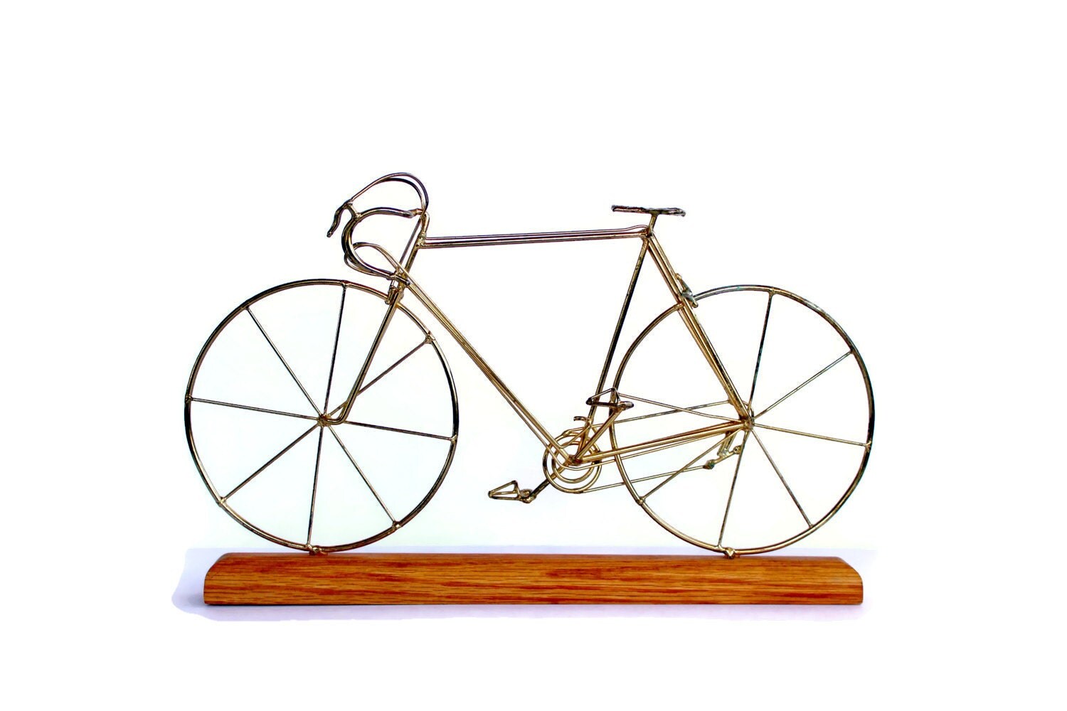 Vintage Metal Bicycle Sculpture 10 Speed Cycle Art