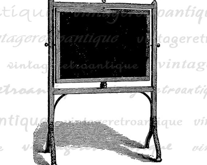 Printable Image Blackboard Download Chalkboard School Digital Chalk Board Graphic Vintage Clip Art Jpg Png Eps HQ 300dpi No.2907