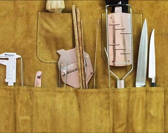 Chef Knife Roll Sewing Pattern PDF