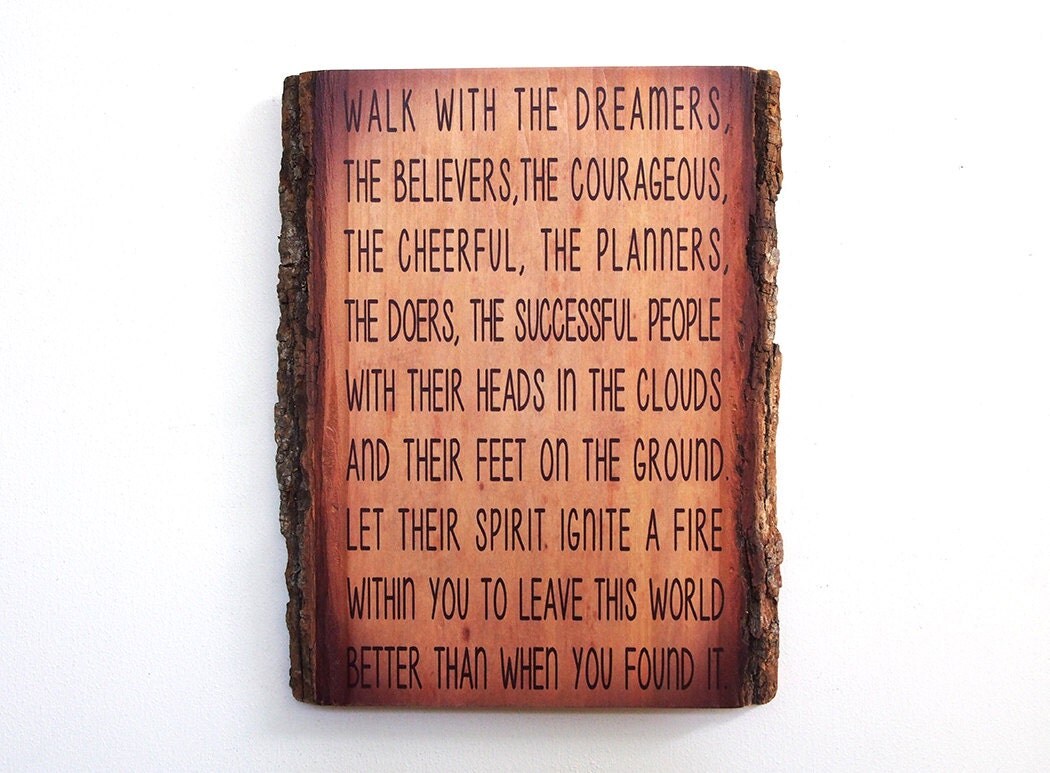 Decorative Inspirational Wooden Plaque Wood Wall Art