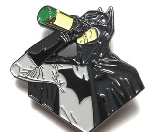 Screw Gotham Enamel Pin