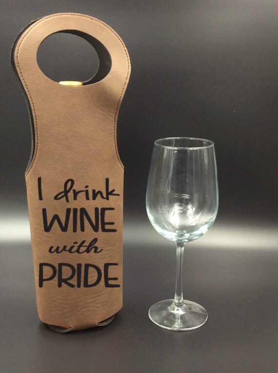 Personalized Wine Bag Custom Wine Tote Leather Wine Bag