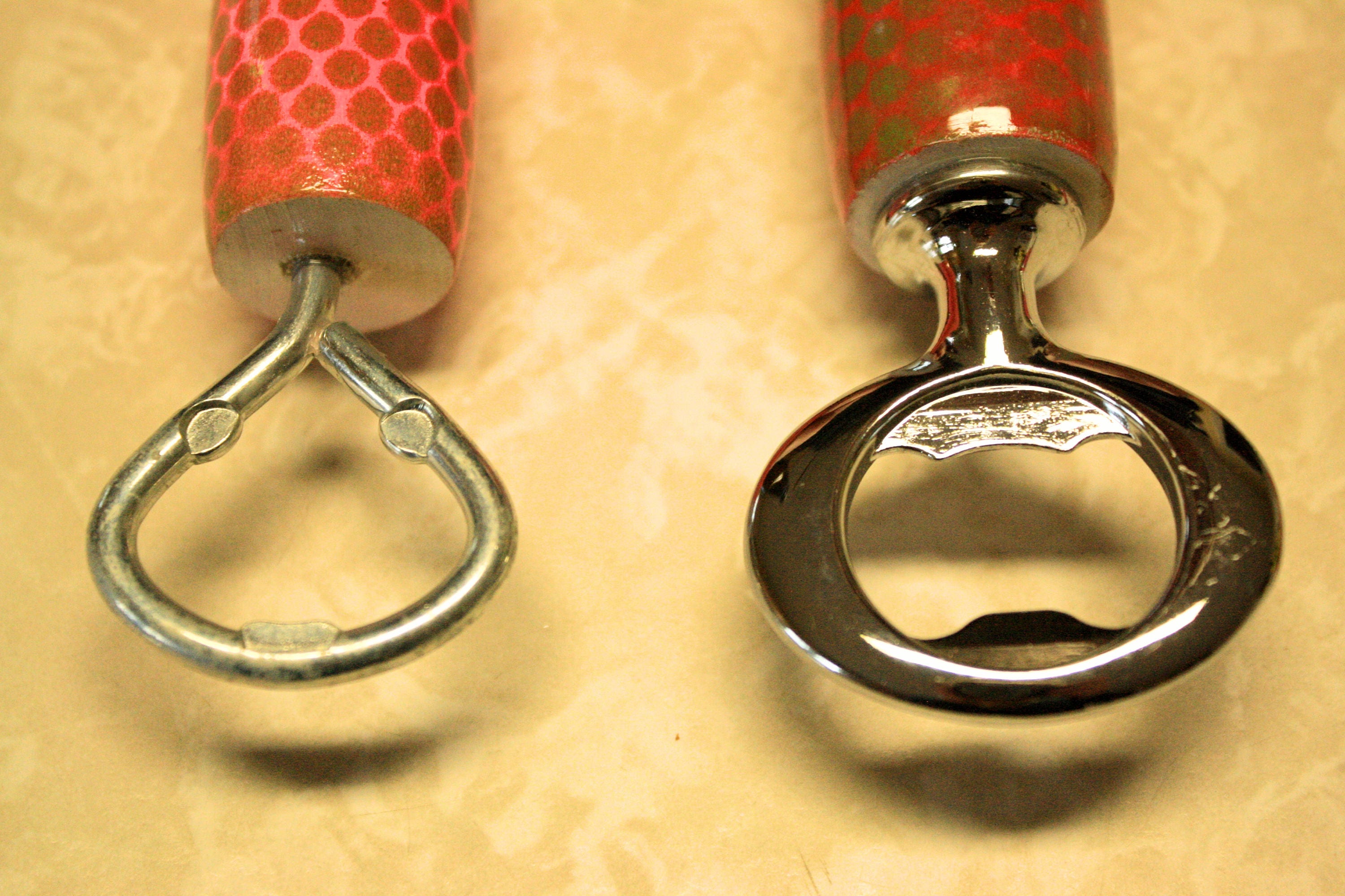 bottle opener fishing lure style