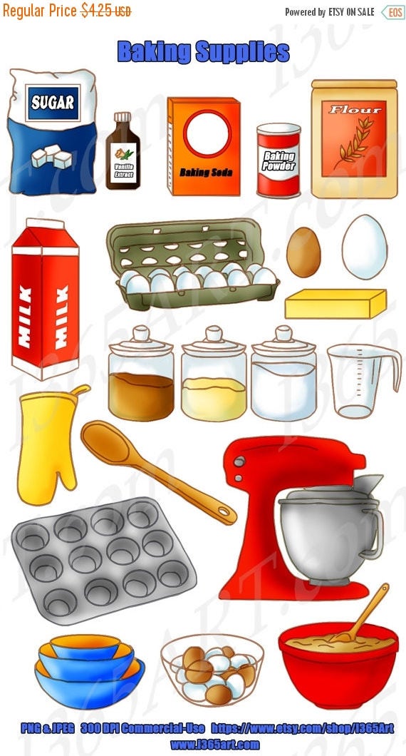 kitchen supplies clipart - photo #48