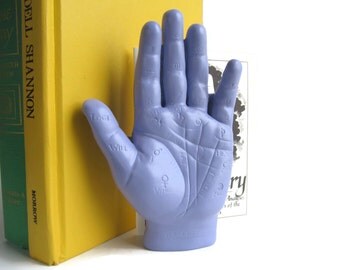Lavender Palmistry Hand - Palmistry Decor - Palm Reading - Magical - Wiccan - Fortune Telling Gift - Red Living Room Decor - Mystical