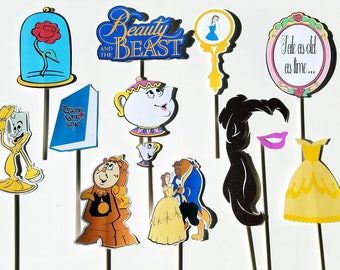 Beauty and the Beast Photo Booth Prop. Great gift idea!