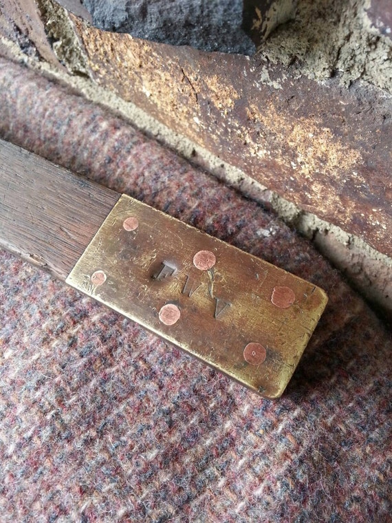 Antique 2ft Brass Carpenters Square Large Vintage