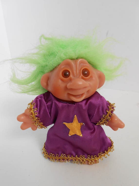 Vintage Norfin Dam 1986 Wizard Troll Doll 5