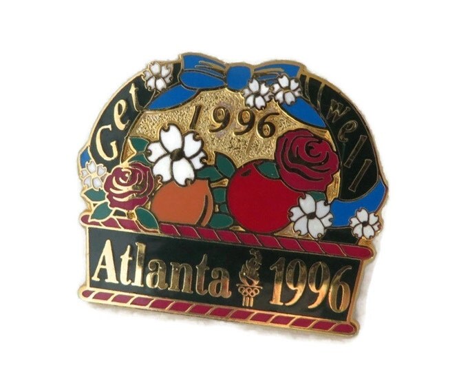 Atlanta Olympics Tie Tac, Souvenir 1996 Olympic Lapel Pin