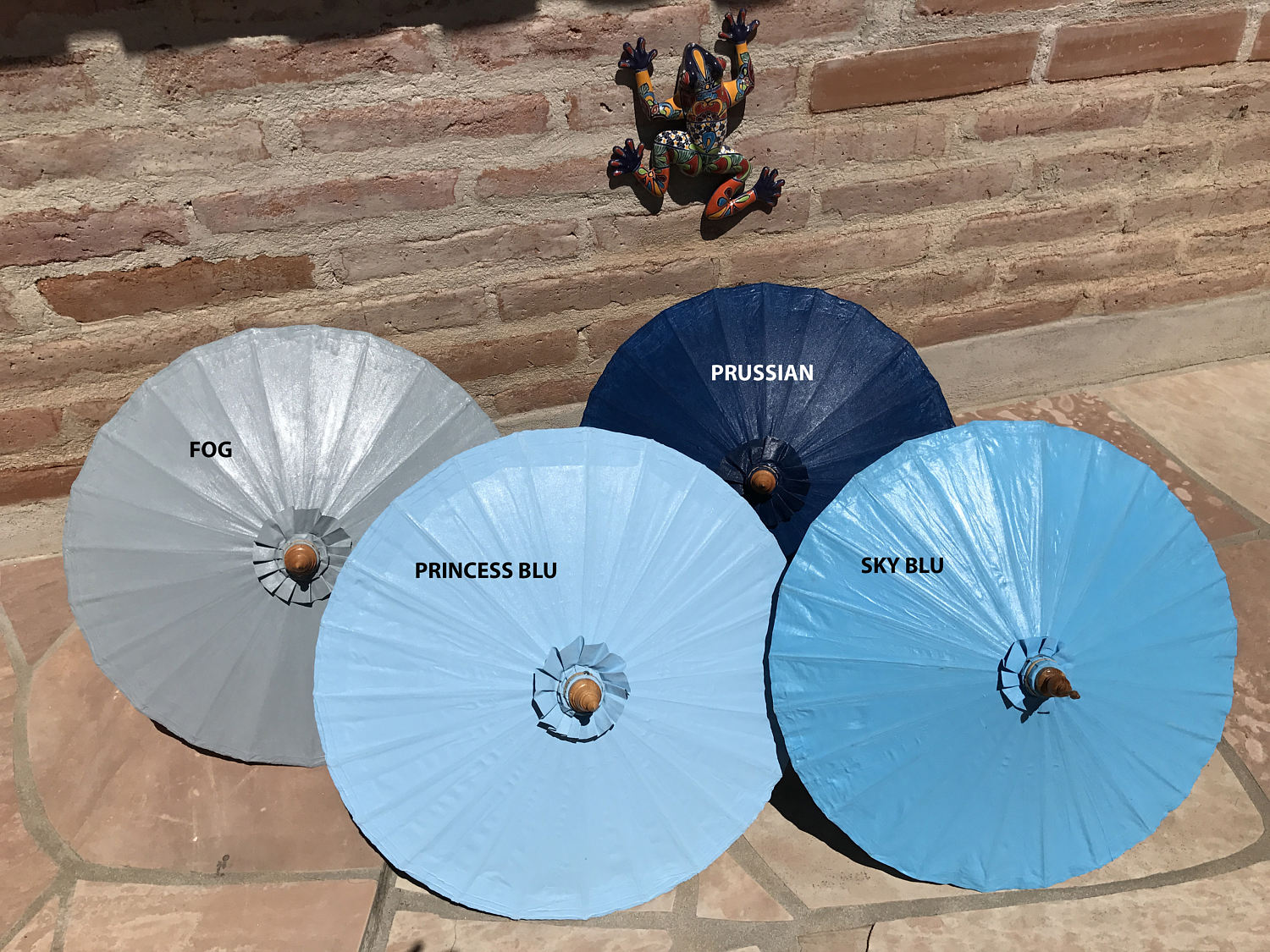 Waterproof Cotton Canvas Parasols 28 canopy & bamboo