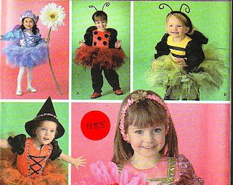 Baby Or Toddler Girl Halloween Costumes - Witch Costume - Fairy Costume - Lady Bug Costume - Girl Costume - Simplicity 4090