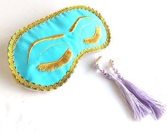 Breakfast at Tiffanys Sleep Mask Holly Golightly Sleep Mask Audrey Hepburn Bachelorette Party Mask.