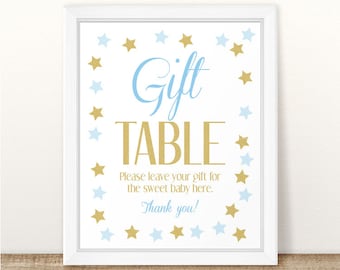 Gifts Signs Gift Table Signs Twinkle Little Star Baby Shower