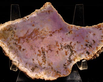 Beautiful Damsonite Burro Creek Agate Slab