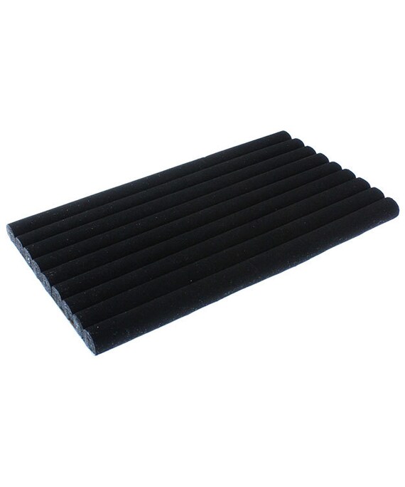 Black Value Velvet Ring Tray Insert Continuous Slot 141/8 x
