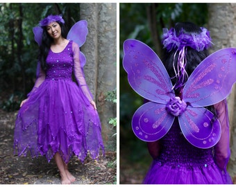 Adult Fairy Wings Costume ~ CARNIVAL~ ~ Burlesque ~ Festival ~Theatre ~ Cosplay ~ Festival ~ Theatre