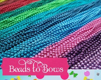 100 Colored 24 in. Ball Chain Necklaces, Pendant Chains, Dog Tag Chain, Necklace Chains, 24 Inch Gunmetal, Antique Brass, Silver Ball Chains