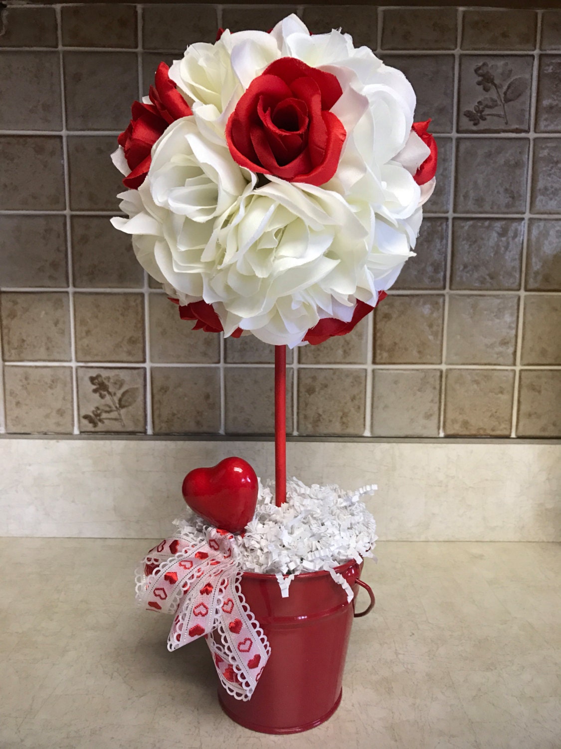 St Valentines Day Topiary Valentine's Day Topiary