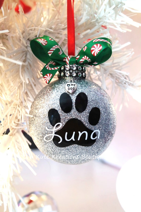 dog paw print ornament kit