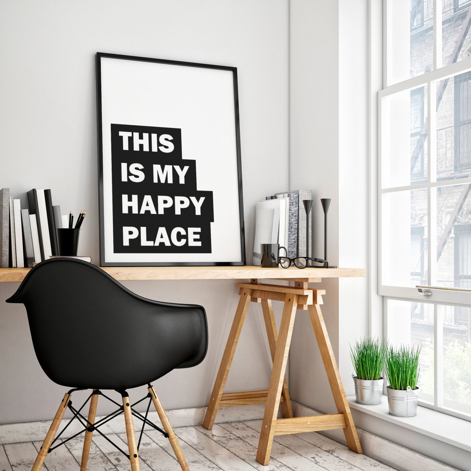 This is my HAPPY PLACE Printable Art Prints Wall Decor