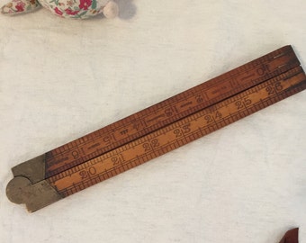 Folding Wooden 3FT Ruler Measuring Stick