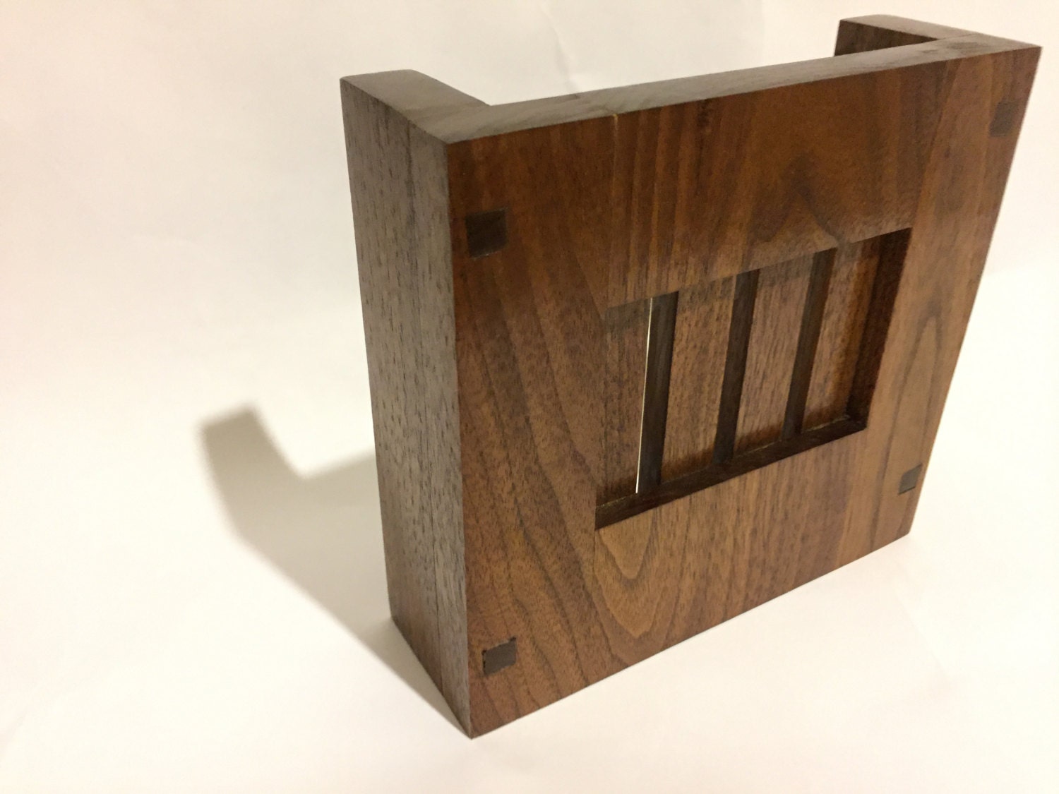 Handmade Walnut Wood Doorbell Chime Cover Mission Style Shaker