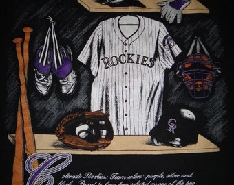 colorado rockies hockey t shirt