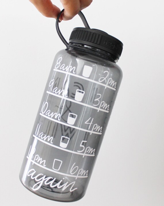 Water Timer Bottle Vinyl Labels ONLY