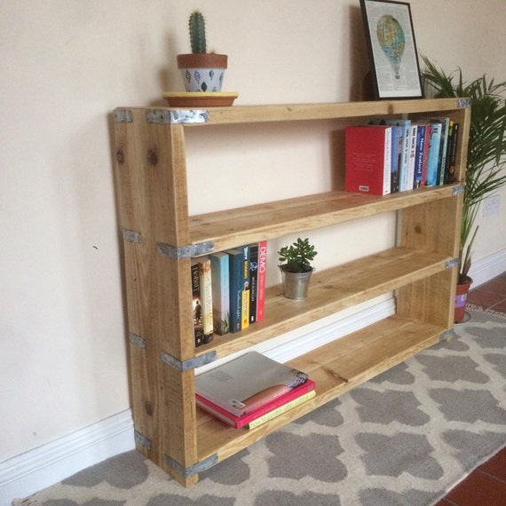 Reclaimed wood bookcase