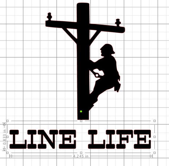 Download Line Life - Lineman - Decal - Download -- .studio3 .dxf ...