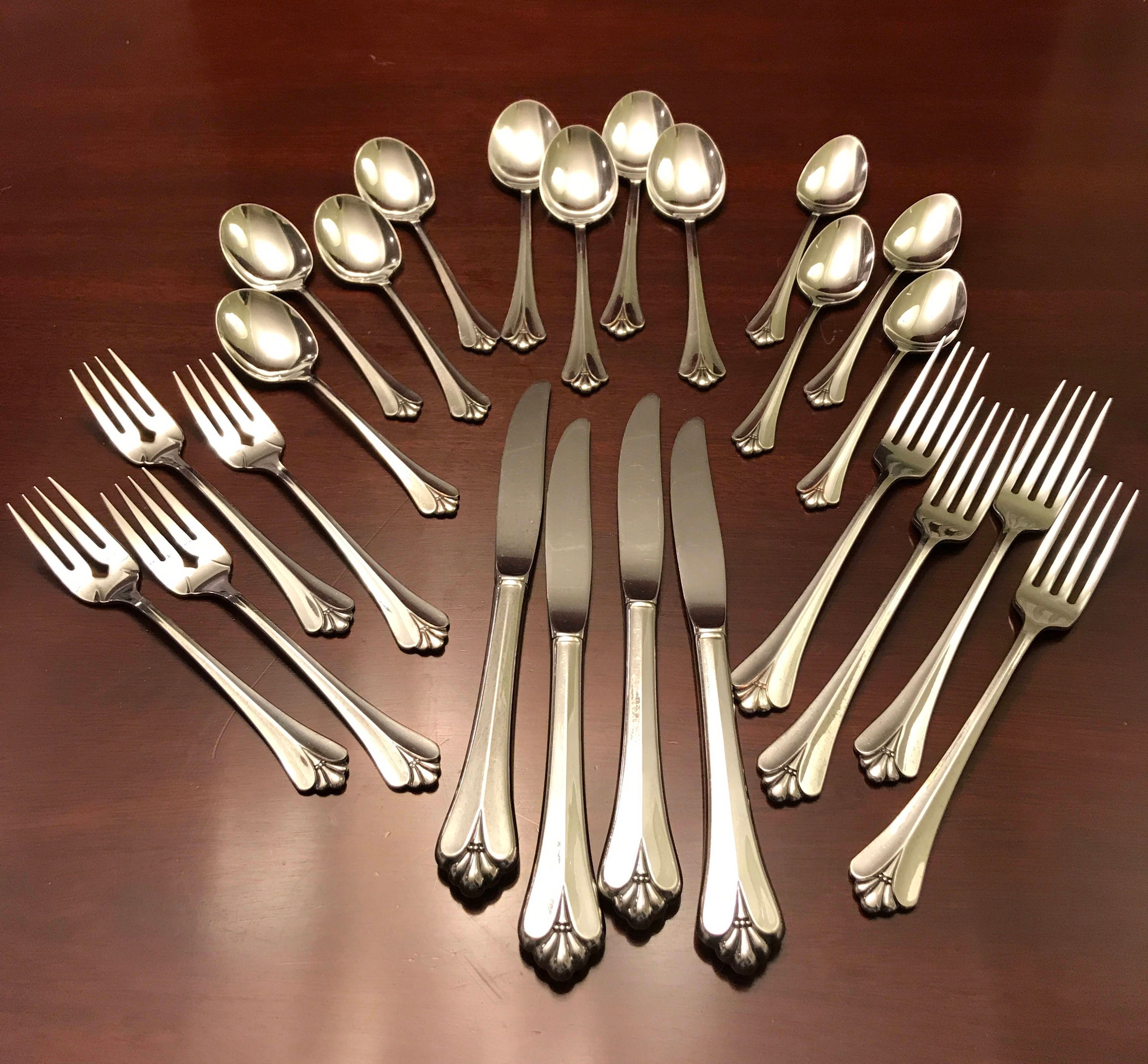 thumbnail image 2 of Oneida Royal Prestige Stainless Steel Flatware - You Choose The Piece! (Silver, Burnished Hole, Used) 2 of 3