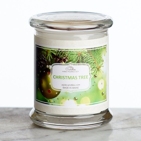 christmas tree soy candle christmas tree soy candle