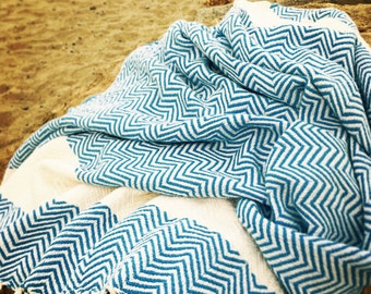 San Clemente, Turkish Towel, Hand Loomed, Beach Towel